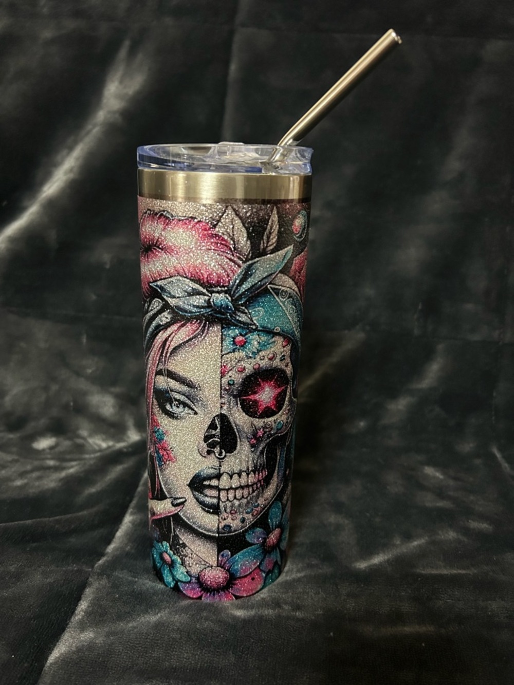 Sugar Skull La Catrina 20oz Stainless Steel Tumbler
